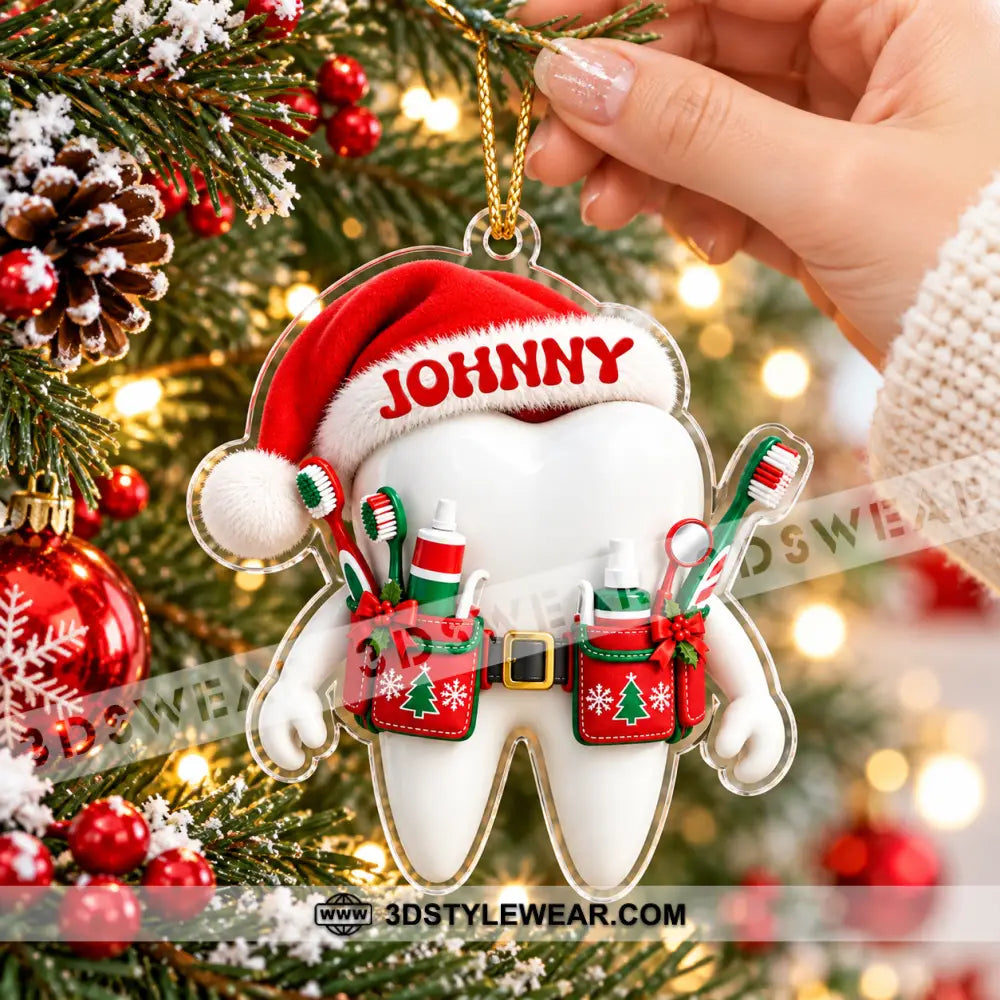 Dentist Home Decor Christmas Ornament Personalized Ornament - Ornament