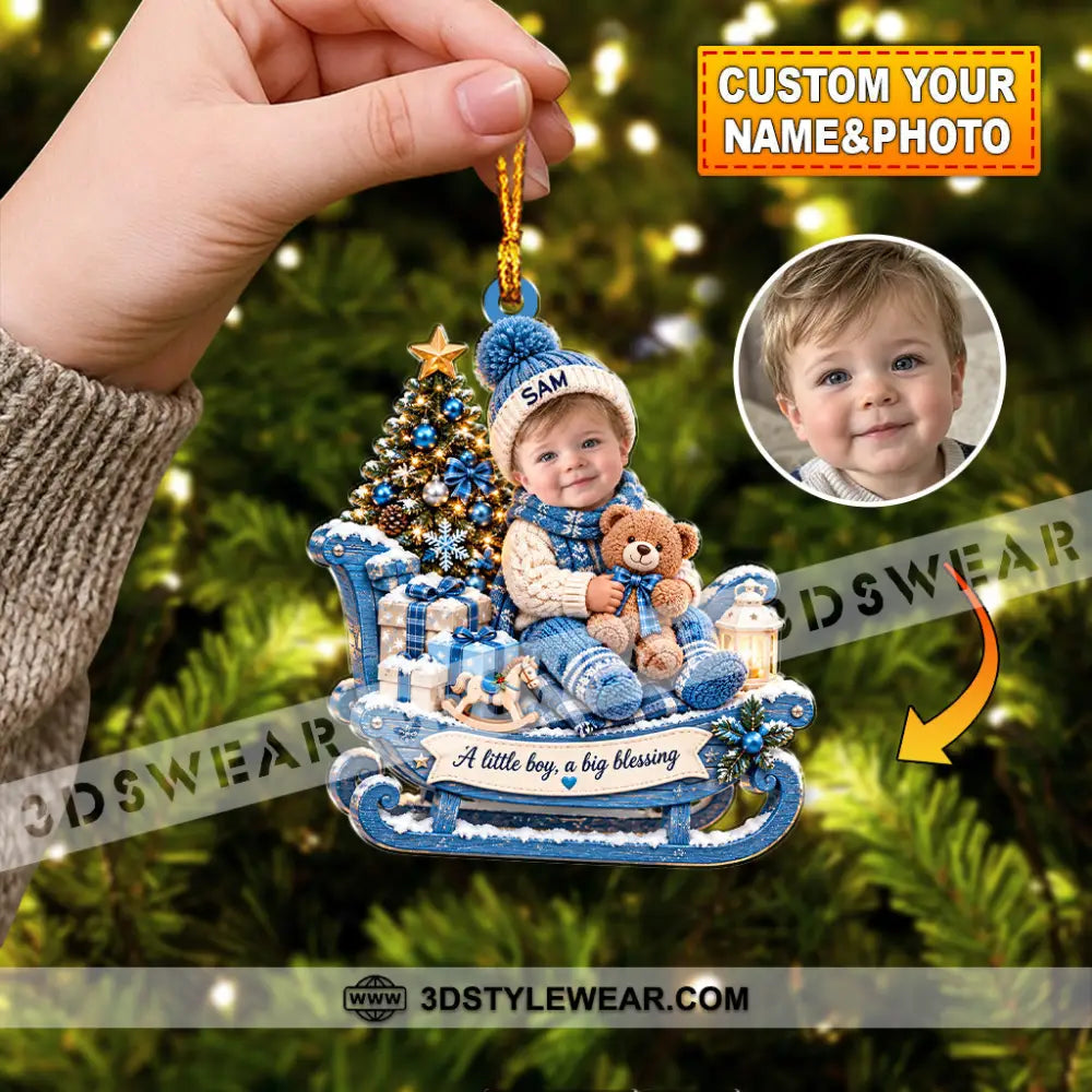 First Christmas Baby Home Decor Christmas Ornament Personalized Ornament - Ornament