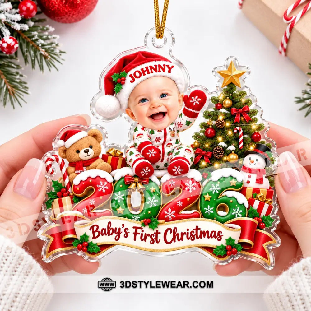 First Christmas Baby Home Decor Christmas Ornament Personalized Ornament - Ornament