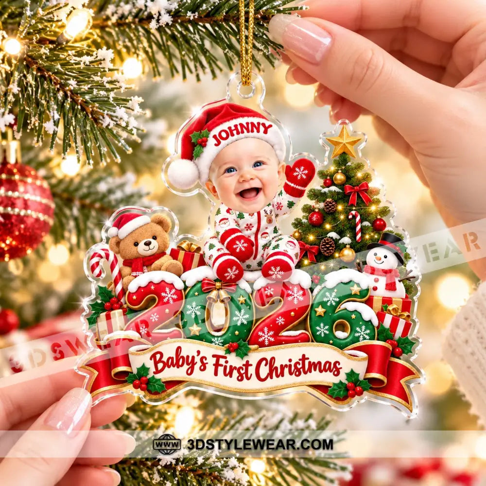 First Christmas Baby Home Decor Christmas Ornament Personalized Ornament - Ornament