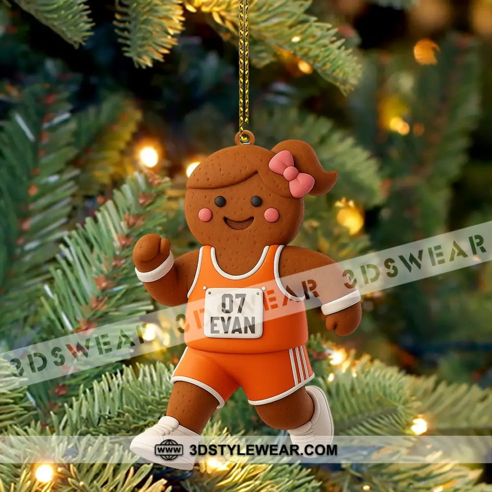 Gingerbread Home Decor Christmas Ornament Personalized Ornament - Ornament