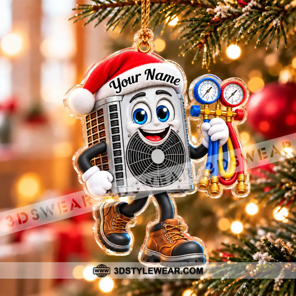 HVAC Tech Home Decor Christmas Ornament Personalized Ornament - Ornament