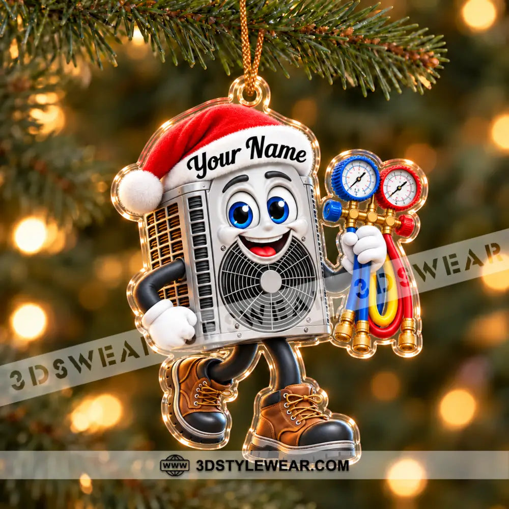 HVAC Tech Home Decor Christmas Ornament Personalized Ornament - Ornament