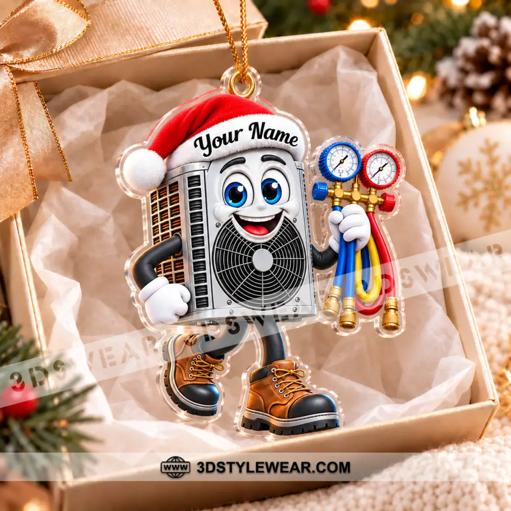 HVAC Tech Home Decor Christmas Ornament Personalized Ornament - Ornament