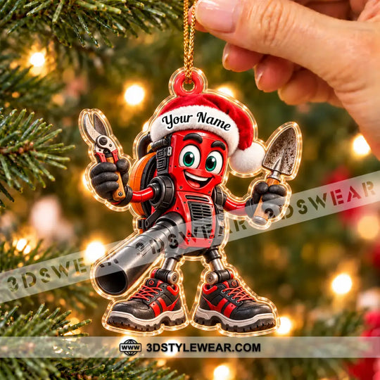 Landscaper Home Decor, Christmas Ornament, Personalized Ornament style option 4