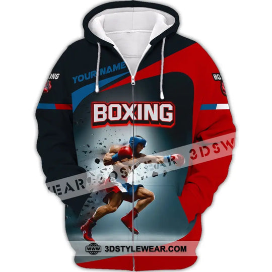 Man Shirt, Boxing Shirt, Custom Name T-Shirt, Boxing Polo, Gift for Boxing Lover style option 3