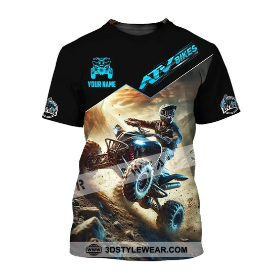 Man Shirt, Custom Name All-Terrain Vehicle ATV Bike Shirt, All-Terrain Vehicle ATV Bike Polo Long Sleeve, All-Terrain Vehicle ATV Bike Gift style option 2