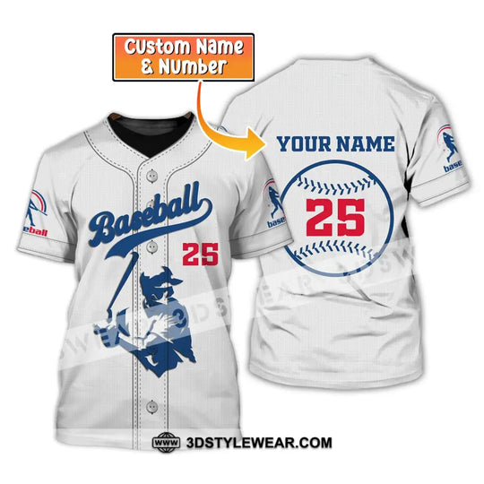 Man Shirt, Custom Name and Number Baseball Shirt, Baseball T-Shirt, Gift for Baseball Player style option 1