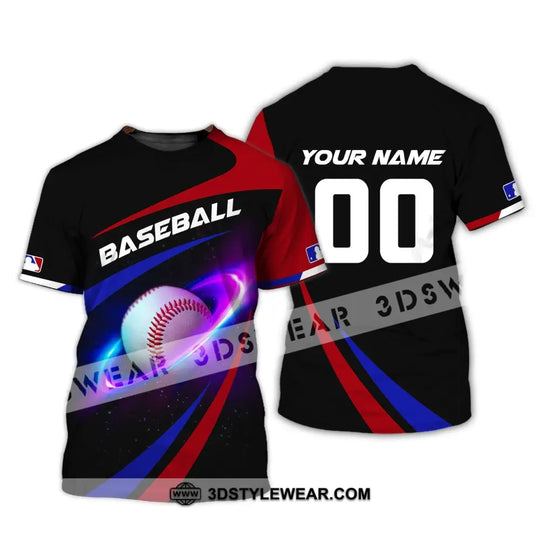 Man Shirt, Custom Name and Number Baseball T-Shirt, Gift for Baseball Player style option 2