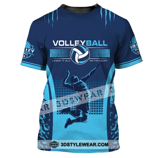 Man Shirt, Custom Name and Number Volleyball T-Shirt, Gift for Volleybal Player style option 2