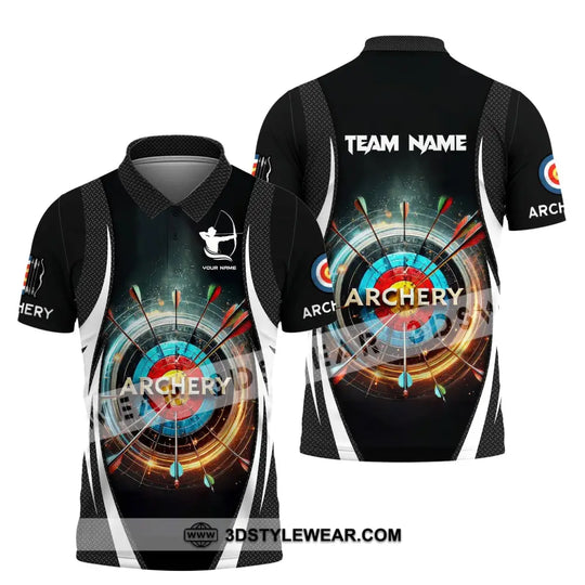 Man Shirt, Custom Name and Team Name Archery Shirt, Archery Girl, Shirt for Archery Lovers style option 4