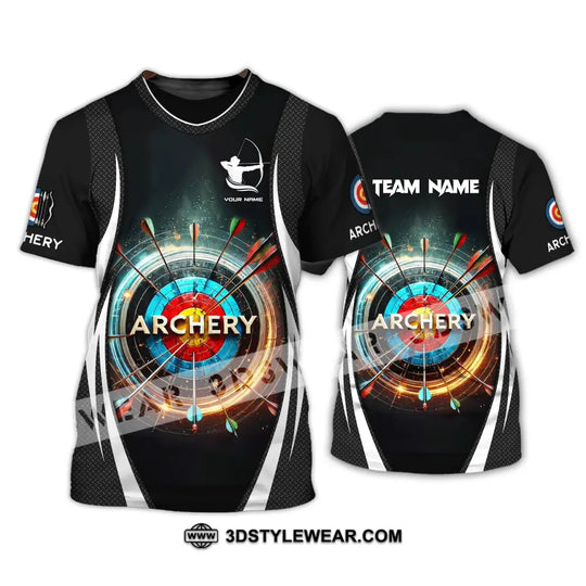 Man Shirt, Custom Name and Team Name Archery Shirt, Archery Girl, Shirt for Archery Lovers style option 2