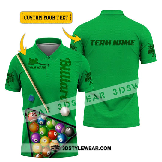 Man Shirt, Custom Name and Team Name Shirt for Billiard Lover, Billiard Shirt, Billiard Hoodie Shirt Polo Long Sleeve style option 2