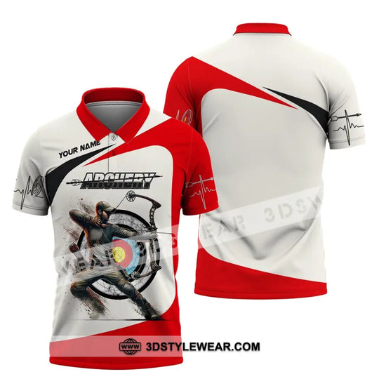 Man Shirt, Custom Name Archery Shirt, Archery Girl, Shirt for Archery Lovers style option 4