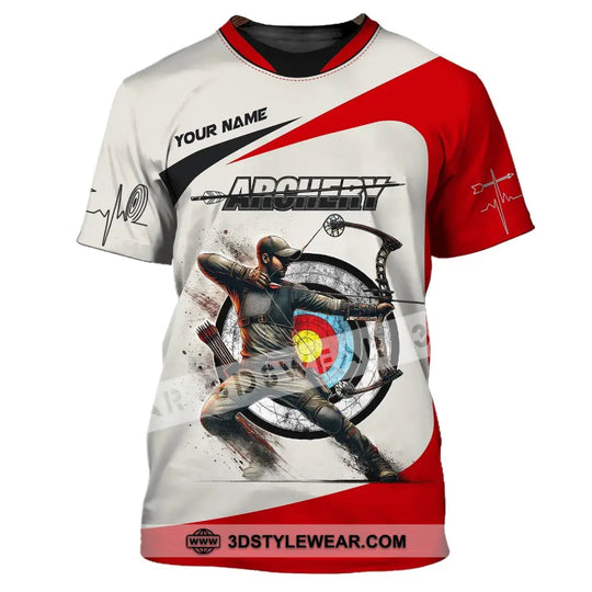 Man Shirt, Custom Name Archery Shirt, Archery Girl, Shirt for Archery Lovers style option 2