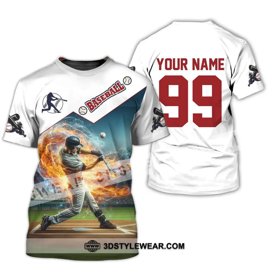 Man Shirt, Custom Name Baseball Polo Shirt, Baseball T-Shirt, Baseball Hoodie Long Sleeve Shirt style option 3