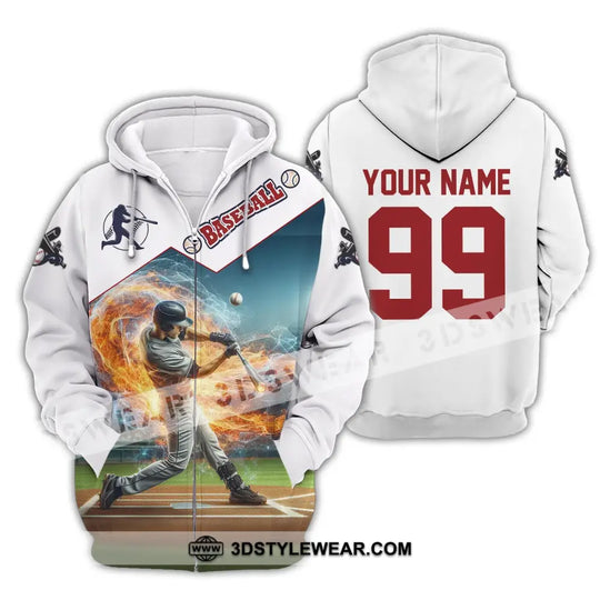 Man Shirt, Custom Name Baseball Polo Shirt, Baseball T-Shirt, Baseball Hoodie Long Sleeve Shirt style option 4