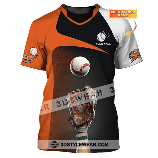 Man Shirt, Custom Name Baseball Shirt, T-Shirt for Baseball Team, Gift for Baseball Players style option 1