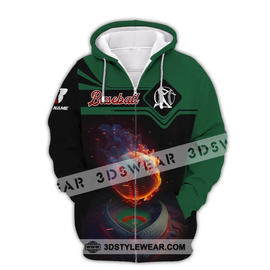 Man Shirt, Custom Name Baseball T-Shirt, Gift for Baseball Player style option 3