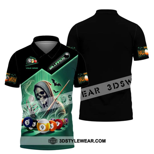 Man Shirt, Custom Name Billiard Shirt, Billiard Apparel, Billiard Polo Long Sleeve, Billiard Love T-Shirt style option 4