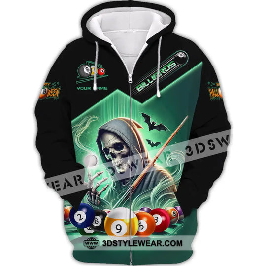 Man Shirt, Custom Name Billiard Shirt, Billiard Apparel, Billiard Polo Long Sleeve, Billiard Love T-Shirt style option 3