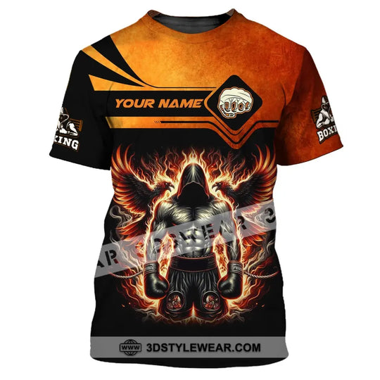 Man Shirt, Custom Name Boxing Shirt, Boxing Man Shirt, Gift for Boxing Lover style option 2