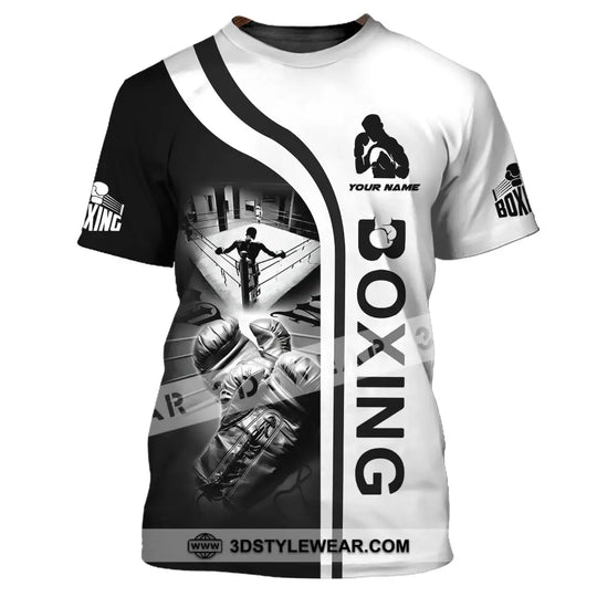 Man Shirt - Custom Name Shirt - Boxing Lover Shirt style option 2