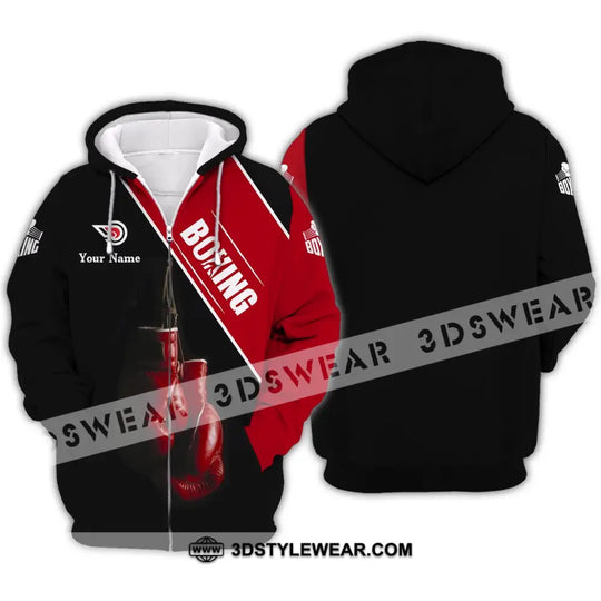 Man Shirt - Custom Name Shirt - Boxing Lover Shirt style option 4