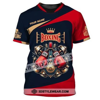 Man Shirt Custom Name Boxing Polo Long Sleeve Gift For Lover T-Shirt / S