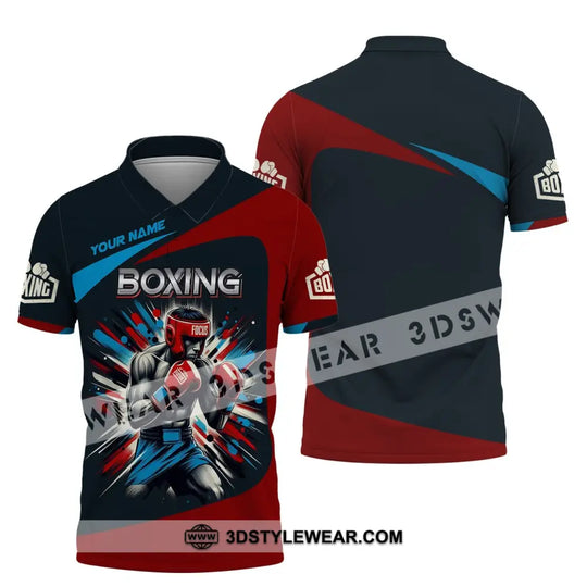 Man Shirt, Custom Name Boxing T-Shirt, Boxing Man Shirt, Gift for Boxing Lover style option 4