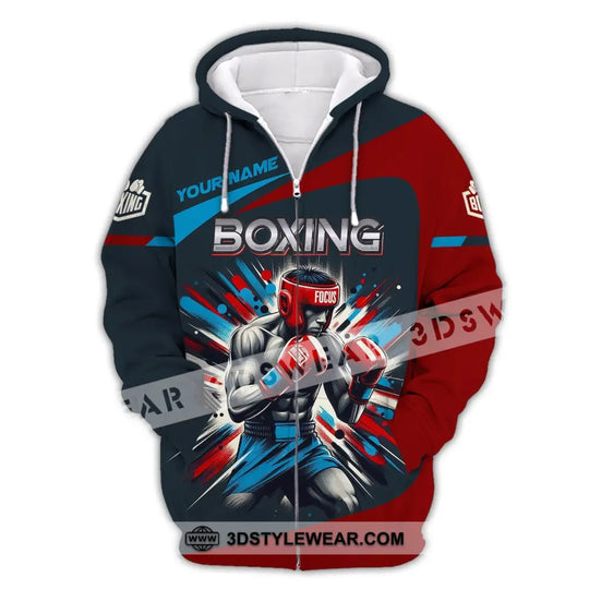 Man Shirt, Custom Name Boxing T-Shirt, Boxing Man Shirt, Gift for Boxing Lover style option 3