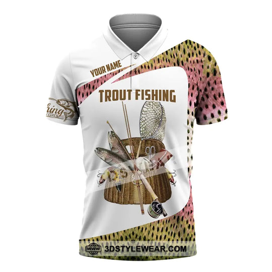 Man Shirt, Custom Name Fishing Shirt, Fishing Lover Shirt, Trout Fishing Hoodie Shirt Polo Long Sleeve style option 4