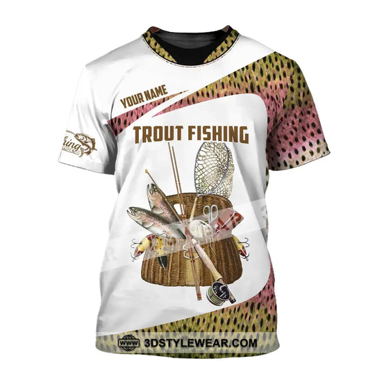 Man Shirt, Custom Name Fishing Shirt, Fishing Lover Shirt, Trout Fishing Hoodie Shirt Polo Long Sleeve style option 2