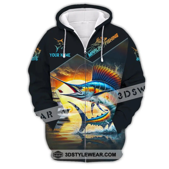 Man Shirt, Custom Name Marlin Fishing Shirt, Fishing Lover Shirt, Fishing Hoodie Shirt Polo Long Sleeve Shirt style option 3