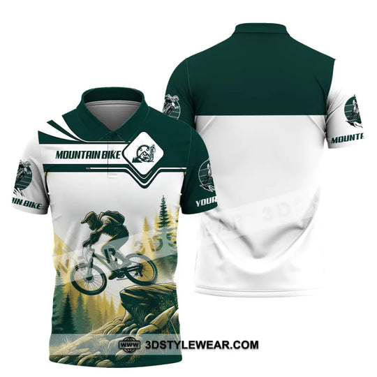 Man Shirt, Custom Name Mountain Bike Shirt, Mountain Bike Lover Hoodie Shirt Polo Long Sleeve Shirt style option 4