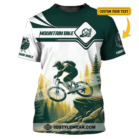 Man Shirt, Custom Name Mountain Bike Shirt, Mountain Bike Lover Hoodie Shirt Polo Long Sleeve Shirt style option 1