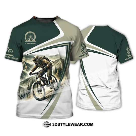 Man Shirt, Custom Name Mountain Bike Shirt, Mountain Bike Lover Hoodie Shirt Polo Long Sleeve Shirt style option 2