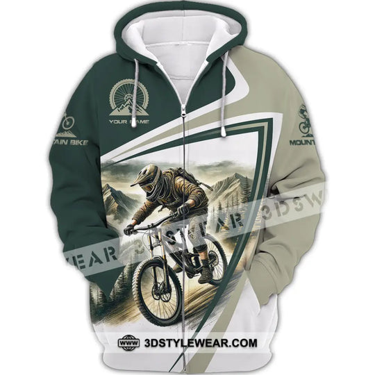 Man Shirt, Custom Name Mountain Bike Shirt, Mountain Bike Lover Hoodie Shirt Polo Long Sleeve Shirt style option 3