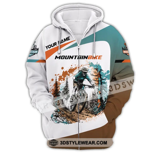Man Shirt, Custom Name Mountain Bike Shirt, Mountain Bike Lover T-Shirt style option 3
