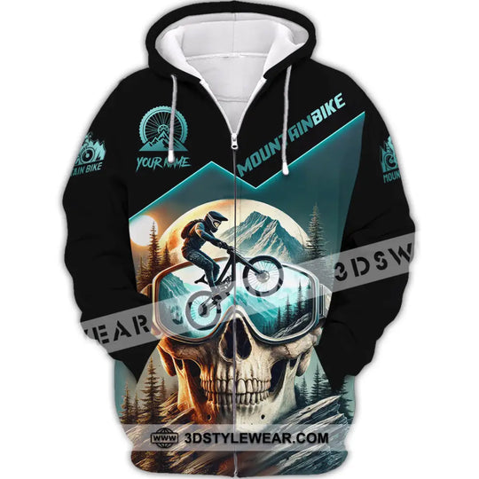 Man Shirt, Custom Name Mountain Biker Shirt, Mountain Bike Lover Hoodie Shirt Polo Long Sleeve Shirt style option 3