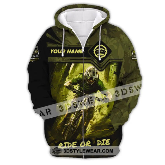 Man Shirt, Custom Name Polo Shirt for Mountain Bike Lover, Mountain Bike Gift, Mountain Bike Hoodie Long Sleeve Shirt style option 3