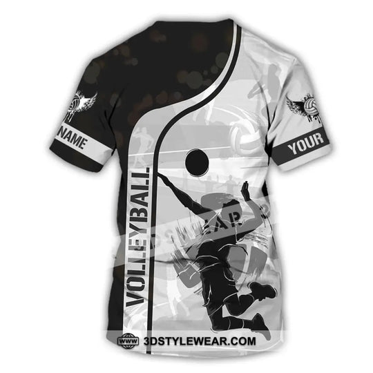 Man Shirt - Custom Name T-Shirt - Volleyball Shirt - Volleyball Clothing style option 4