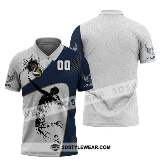 Man Shirt, Custom Number Volleyball Shirt, T-Shirt for Volleyball Team, Gift for Volleyball Players style option 4