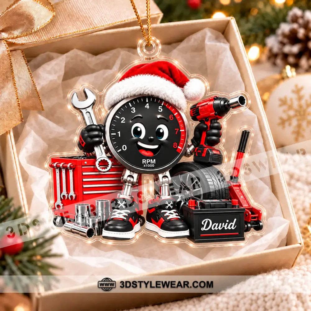 Mechanic Home Decor Christmas Ornament Personalized Ornament - Ornament