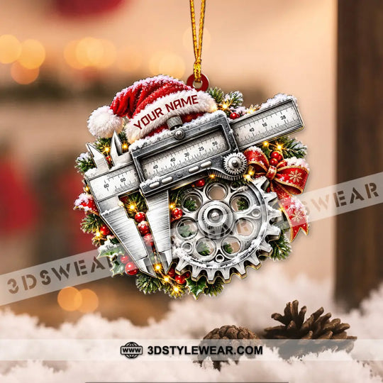 Mechanical Engineering Home Decor, Christmas Ornament, Personalized Ornament style option 2