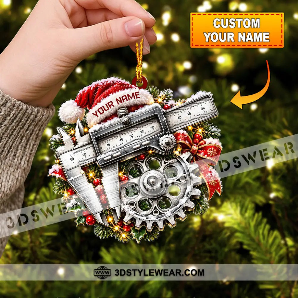 Mechanical Engineering Home Decor Christmas Ornament Personalized Ornament - 3.54’’ / 1 Ornament - Ornament