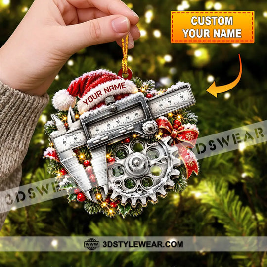 Mechanical Engineering Home Decor, Christmas Ornament, Personalized Ornament style option 3