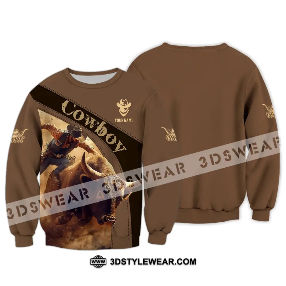 Men Shirt - Custom Cowboy Shirt - Long Sleeve / S - T-shirt