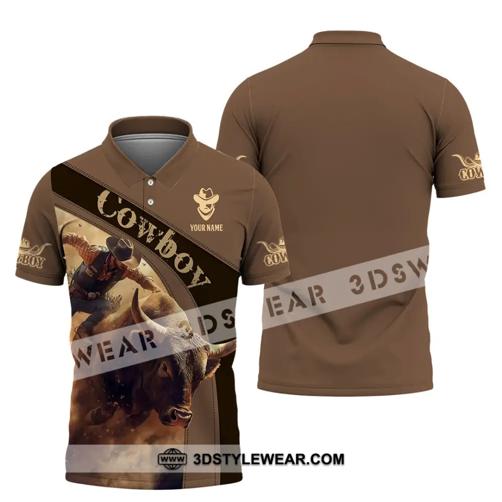Men Shirt - Custom Cowboy Shirt - Polo Shirt / S - T-shirt