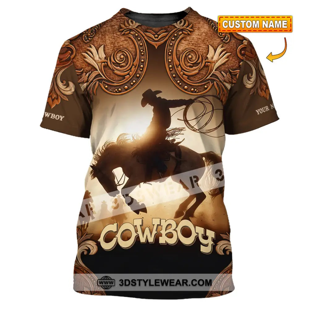 Men Shirt - Custom Cowboy Shirt - T-shirt